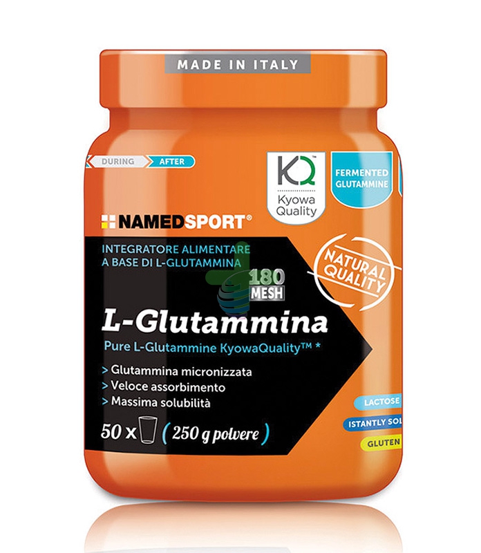 Named Sport Linea Sportivi L-Glutammina Integratore Alimentare 250 g