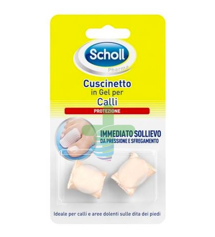 Scholl Linea Dispositivi Medici per Piedi 2 Morbidi Cuscinetti in Gel per Calli