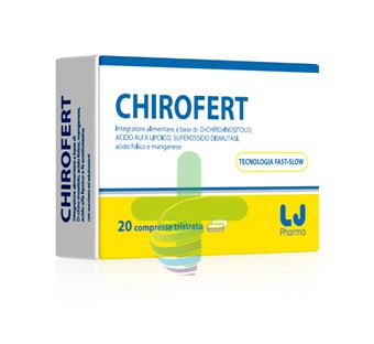 LJ Pharma Linea Benessere Donna Chirofert Integratore Alimentare 20 Compresse