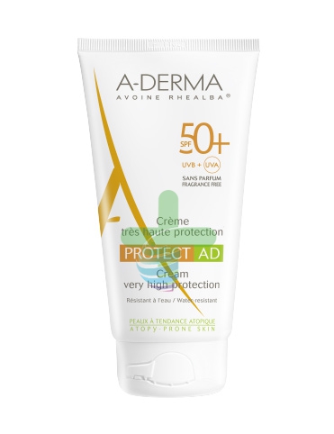 A-Derma Linea Solare Protect SPF50+ AD Crema Viso Protezione Altissima 40 ml