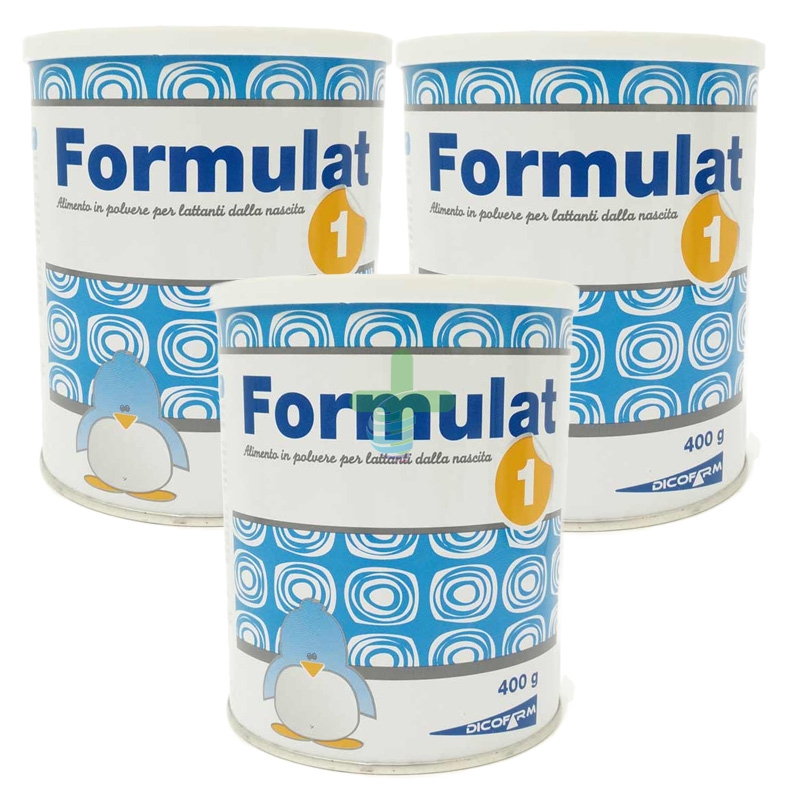 Dicofarm Linea Allattamento Formulat 1 Latte in Polvere dalla Nascita 3 x 400 g