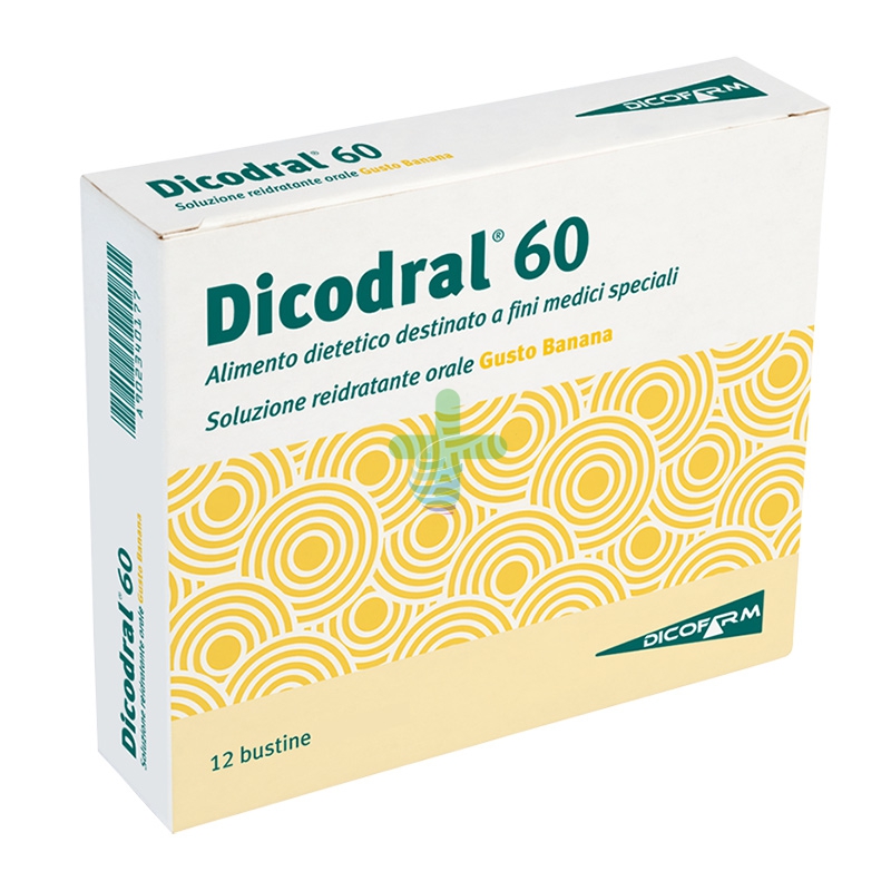 Dicofarm Linea Reidratante Dicodral 60 Banana Integratore Alimentare 12 Buste