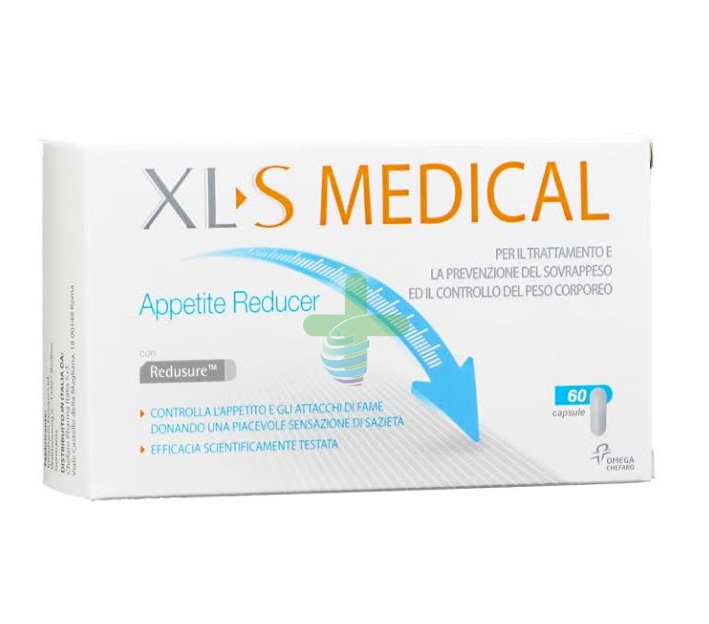 XLS Medical Linea Controllo del Peso Appetite Reducer Integratore 60 Capsule