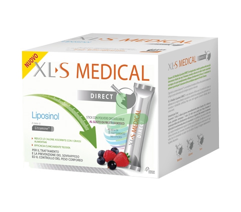 XLS Medical Linea Dispositivi Medici Liposinol Direct Integratore 90 Buste Oro