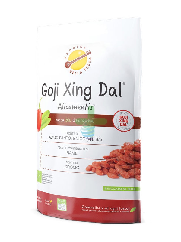 Prodigi della Terra Linea Alicamentis Bacche di Goji Bio Disidratate Snack 25 g
