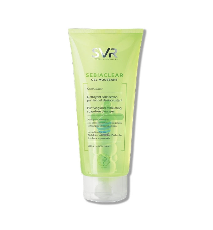 SVR Linea Sebiaclear Gel Moussant Purificante Detergente Pelli Impure 200 ml