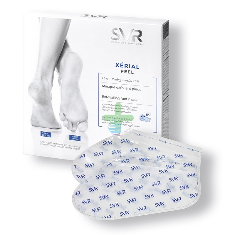SVR Linea Xrial Peel Pieds Calzini Leviganti Idratanti Emollienti Piedi