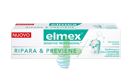 elmex Linea Igiene Dentifricio Sensitive Professional Ripara e Previene 75 ml