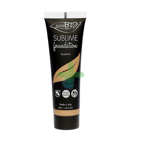 puroBIO Linea Trucco Viso Bio Fondotinta Fluido Sublime Mat Alta Coprenza 05