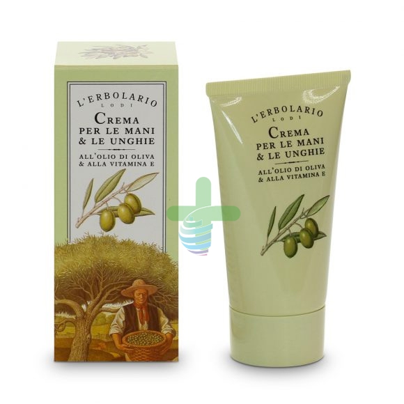 L'Erbolario Linea Mediterranea Olivo Crema Nutriente Mani ed Unghie 75 ml