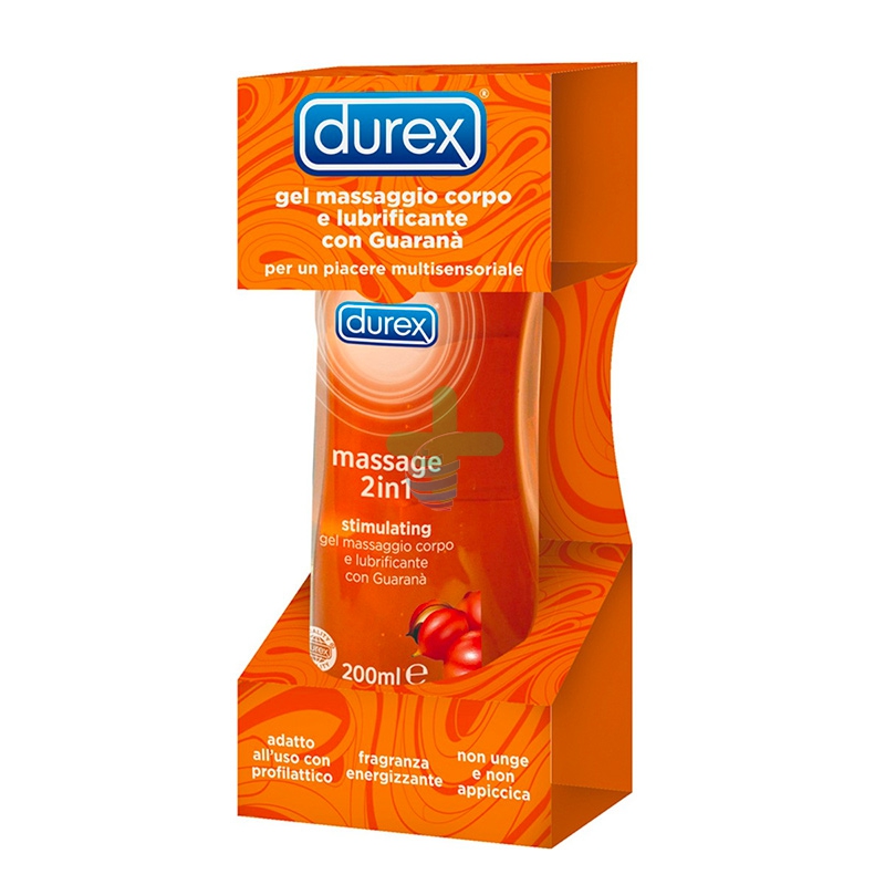 Durex Linea Lubrificanti Stimulating Gel Massage 2 in 1 Gel Intimo 200 ml