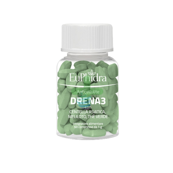 EuPhidra Linea Anticellulite Drena3 Integratore Alimentare 60 Compresse