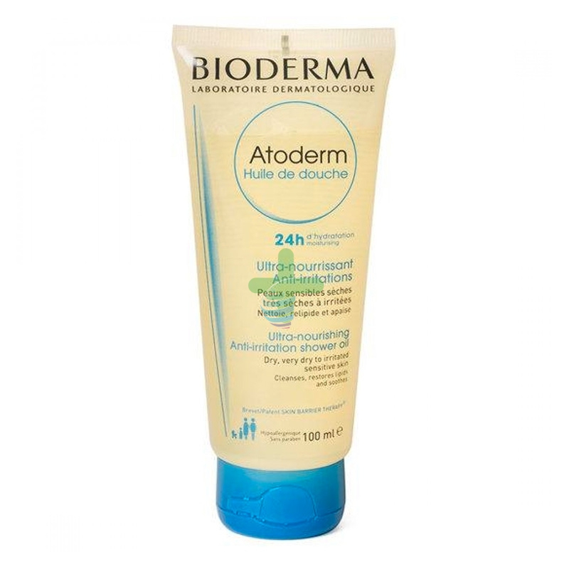 Bioderma Linea Pelli Secche Atoderm Olio Doccia Trattamento Quotidiano 100 ml