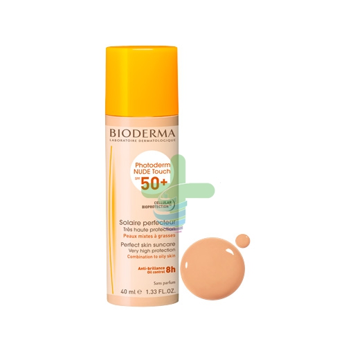 Bioderma Sole Linea Photoderm SPF50+ Nude Touch Pelli Intolleranti Claire 40 ml