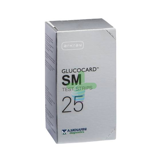 Menarini Diagnostics Linea Dispositivi Medici Glucocard SM 25 Strisce Reattive