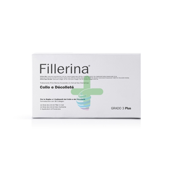 Labo Linea Fillerina Zone Collo e Decollet Trattamento Filler Base Grado4 Plus