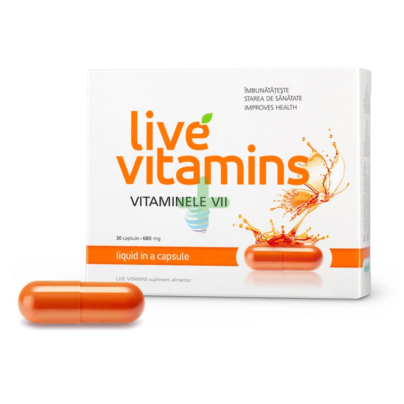 Vivislim Linea Vitamine Minerali Live Vitamins Integratore Alimentare 30 Capsule