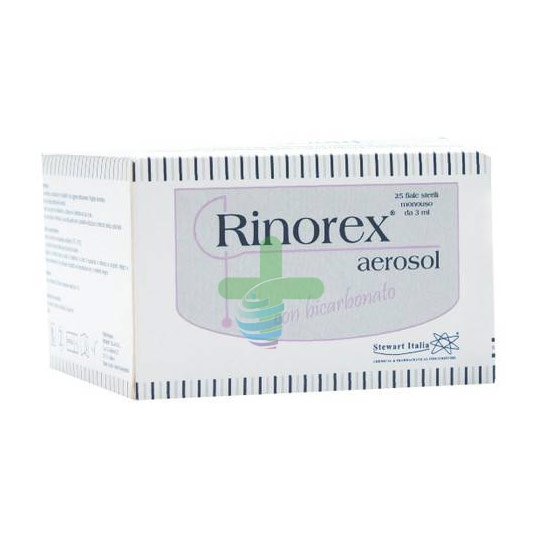 Stewart Italia Linea Dispositivi Medici Rinorex Aerosol con Bicarbonato 25 Fiale