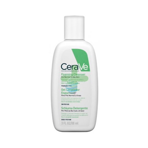 CeraVe Linea Detersione Viso Foaming Cleanser Schiuma Detergente 88 ml