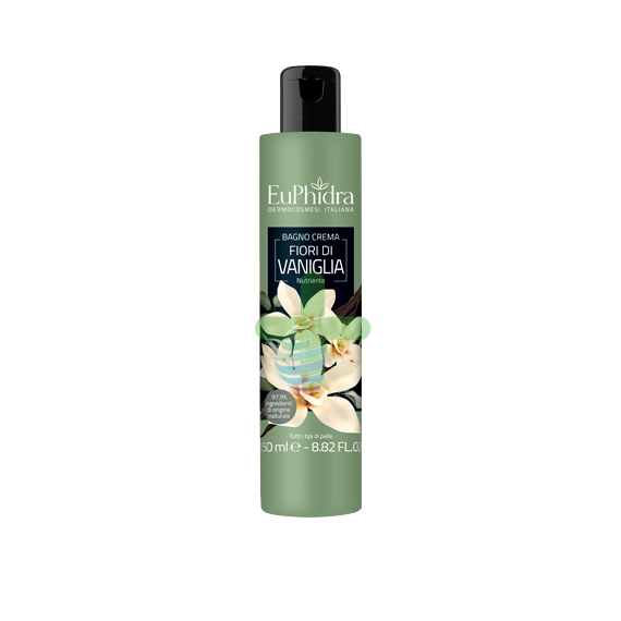 EuPhidra Linea Floreali Bagnocrema Nutriente Protettivo Fiori di Vaniglia 250 ml