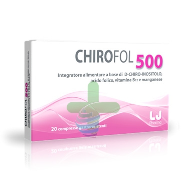 LJ Pharma Linea Benessere Donna Chirofol 500 Integratore Alimentare 20 Compresse