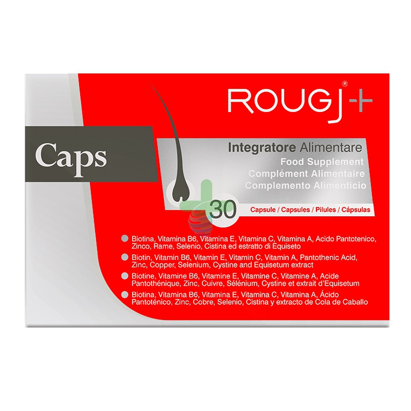Rougj Linea Capelli Sani Caps Integratore Alimentare Rinforzante 30 Capsule