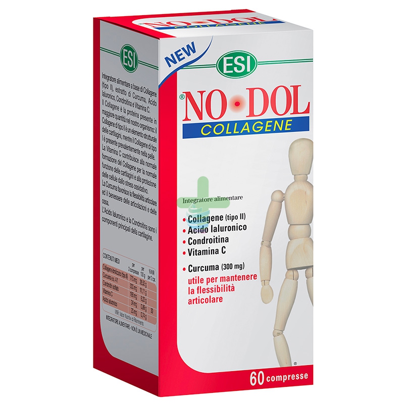 No Dol Linea Articolazioni Sane Collagene tipo II e Condroitina 60 Capsule