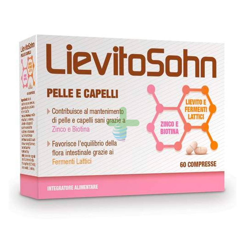 LievitoSohn Linea Pelle e Capelli Lievito Birra Integratore 60 Compresse