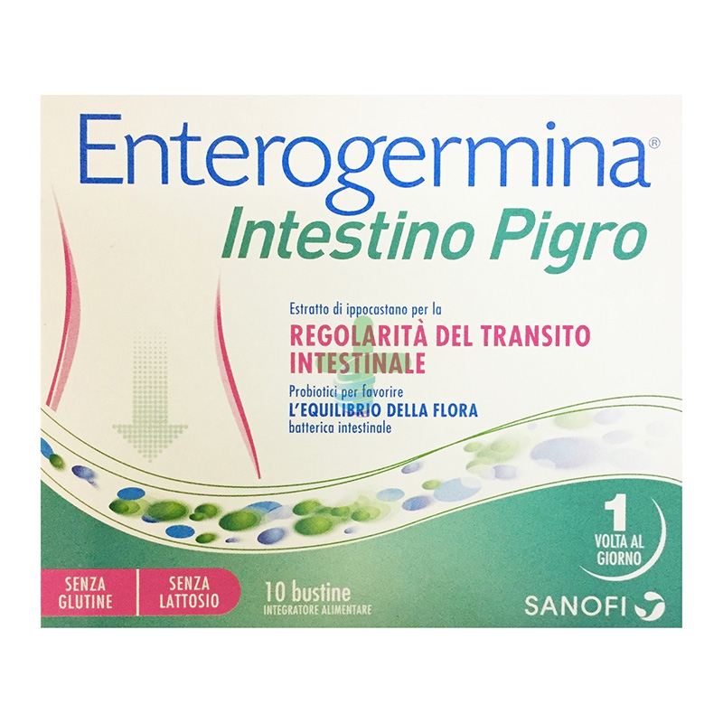 Sanofi Aventis Linea Intestino Enterogermina Intestino Pigro Integratore 10Buste