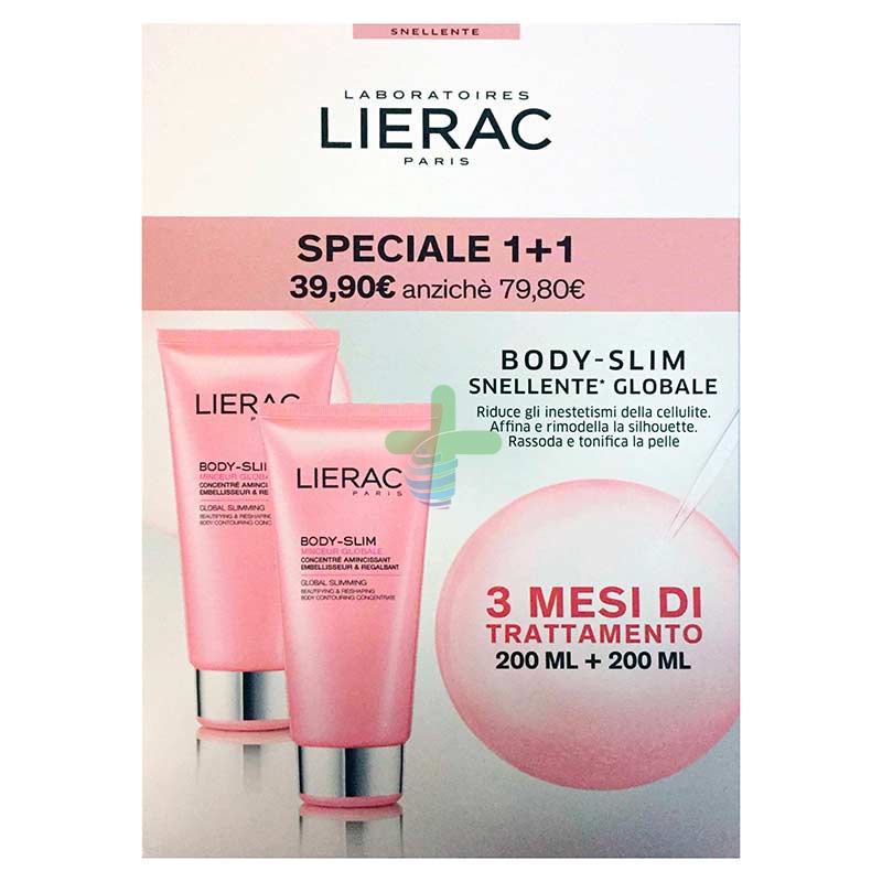 Lierac Linea Body Slim Minceur Globale Concentrato Snellente Levigante 200+200ml