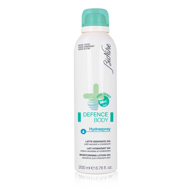 BioNike Defence Body Latte Idratante Spray 24h Setoso e Profumato 200 ml