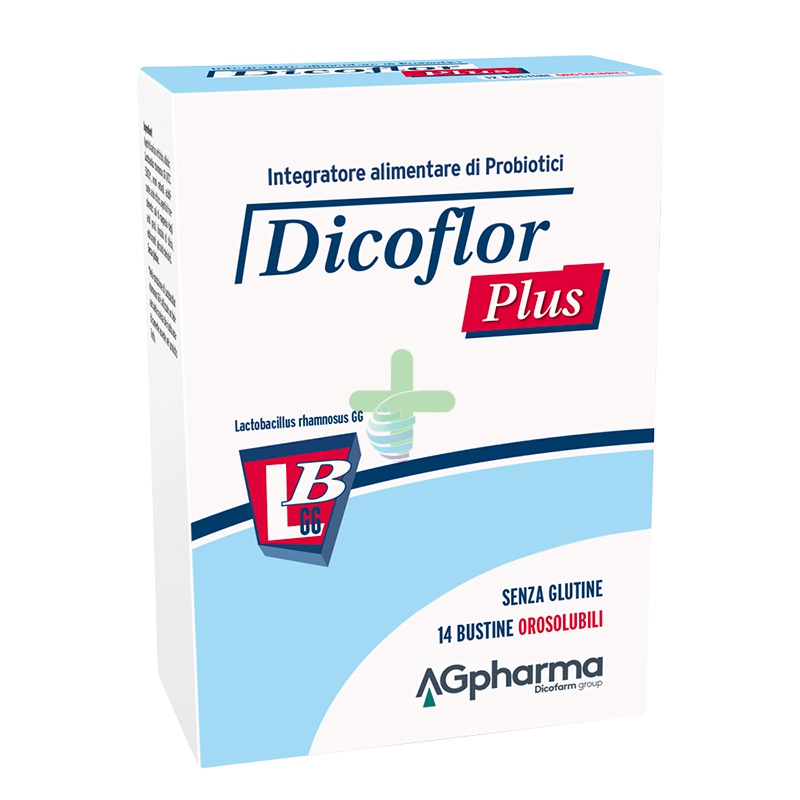 AG Pharma Linea Intestino Sano Dicoflor Plus Integratore Alimentare 14 Buste