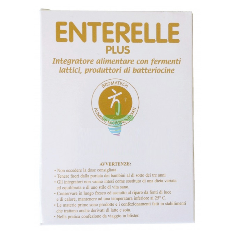 Bromatech Linea Intestino Sano Enterelle Plus Fermenti Integratore 24 Capsule