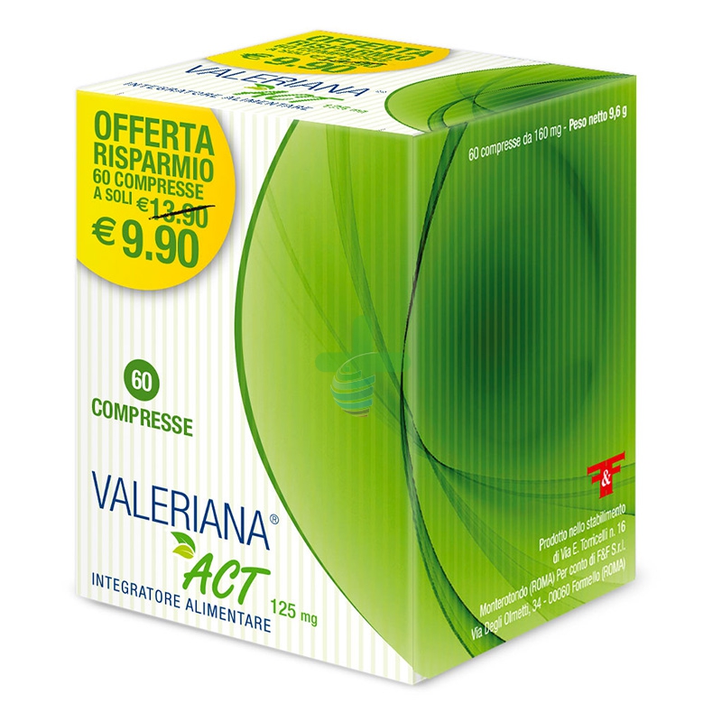 Linea Act Linea Relax Serenit Valeriana Act Integratore Alimentare 60 Compresse