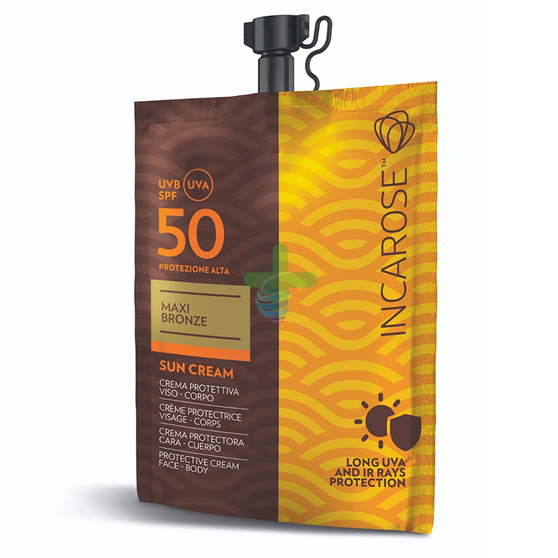 Incarose Linea Solare Maxi Bronze SPF50 Sun Cream Crema Protettiva 50 ml