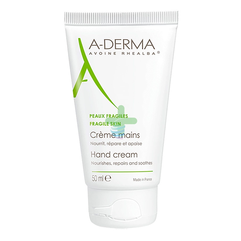 A-Derma Linea Les Indispensables Crema Mani Idratante Nutriente Lenitiva 50 ml