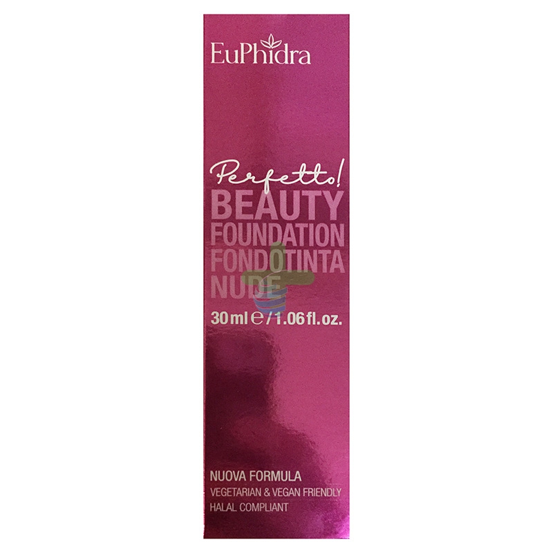 EuPhidra Linea Trucco Perfetto Beauty Foundation Fondotinta Nude Medium Beige