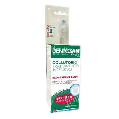Dentosan Bipack Collutorio Intensivo 0 20% 200 Ml   Spazzolino Tech Medio