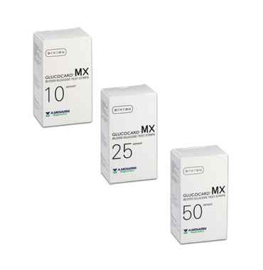 Menarini Diagnostics Linea Controllo Glicemia Glucocard MX 25 Strisce Reattive