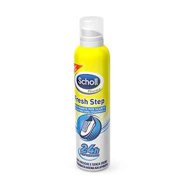 Scholl Linea Sudorazione Piedi Fresh Step Trattamento Deodorante Scarpe 150 ml
