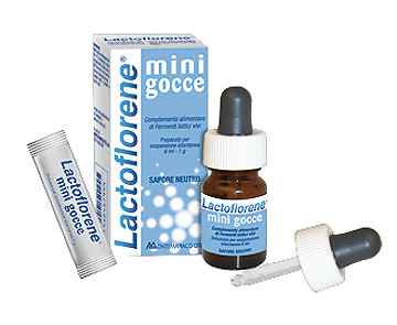 Lactoflorene Linea Fermenti Baby Integratore di Fermenti Lattici Mini Gocce 6ml