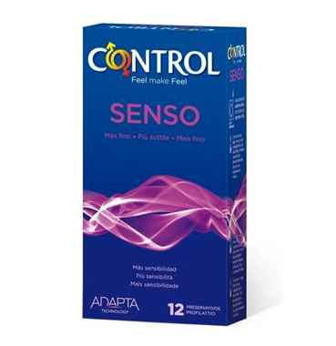 Control Linea Contraccezione Protezione 12 Profilattici Sottili Adapta Senso