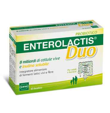 Sofar Linea Intestino Sano Enterolactis Duo Integratore Fermenti Lattici 10Buste