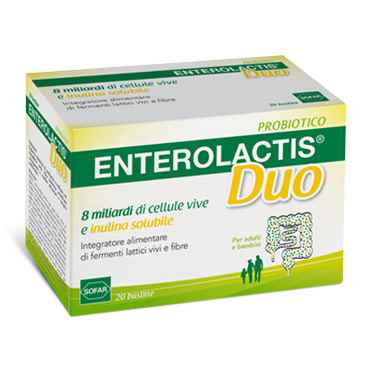 Sofar Linea Intestino Sano Enterolactis Duo Integratore Fermenti Lattici 20Buste