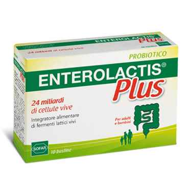 Sofar Linea Intestino Sano Enterolactis Plus Integratore Fermenti 10 Buste
