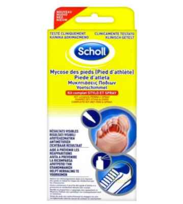 Scholl Linea Antimicotica Kit Piede d atleta Stick applicatore 4 ml e Spray 10ml