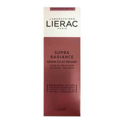 Lierac Linea Supra Radiance Sérum Éclat Regard Siero Borse ed Occhiaie 15 ml