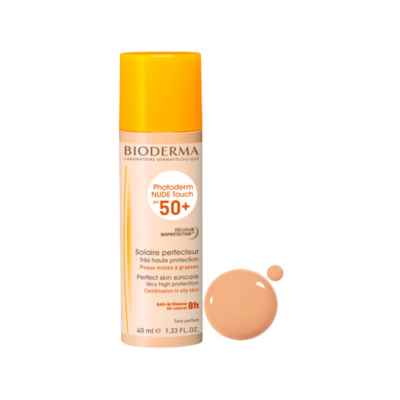 Bioderma Sole Linea Photoderm SPF50  Nude Touch Pelli Intolleranti Dorè 40 ml