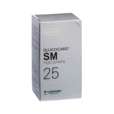 Menarini Diagnostics Linea Dispositivi Medici Glucocard SM 25 Strisce Reattive