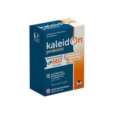 Menarini Linea Intestino Kaleidon Probiotic Fast Integratore 10 Buste Oro Frutti